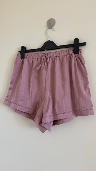 Dusky pink satin shorts, photo 2