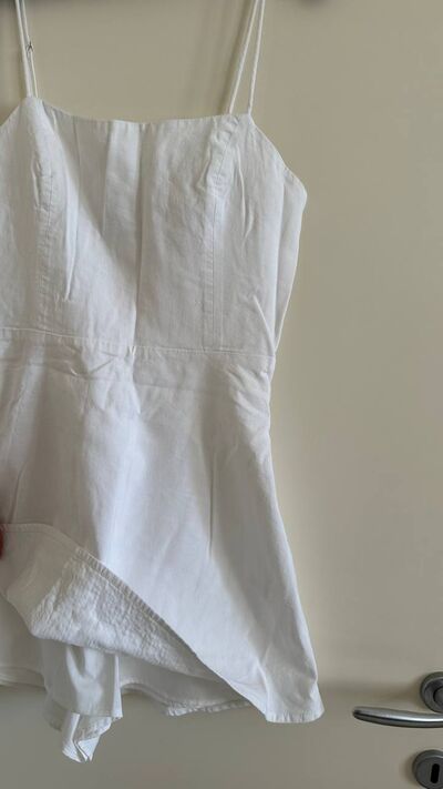 White strappy playsuit, photo 2